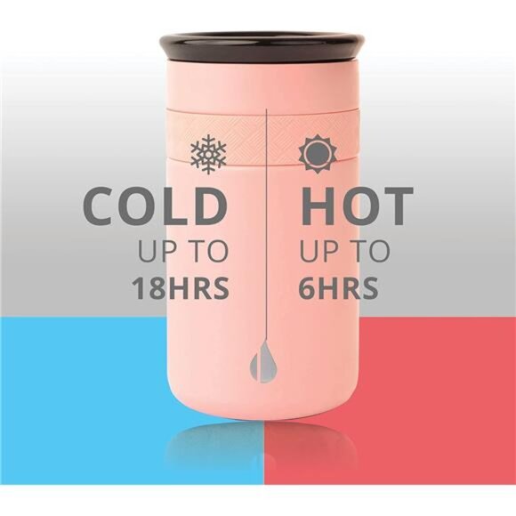 Elemental Artisan Insulated Tumbler, Triple Wall Coffee Travel Mug, Reusable - Picture 5 of 7